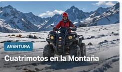 Cuatrimotos en la montaña